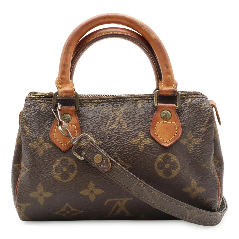 LOUIS VUITTON Monogram Speedy Handbag Pouch Clutch Accessory Case Shoulder